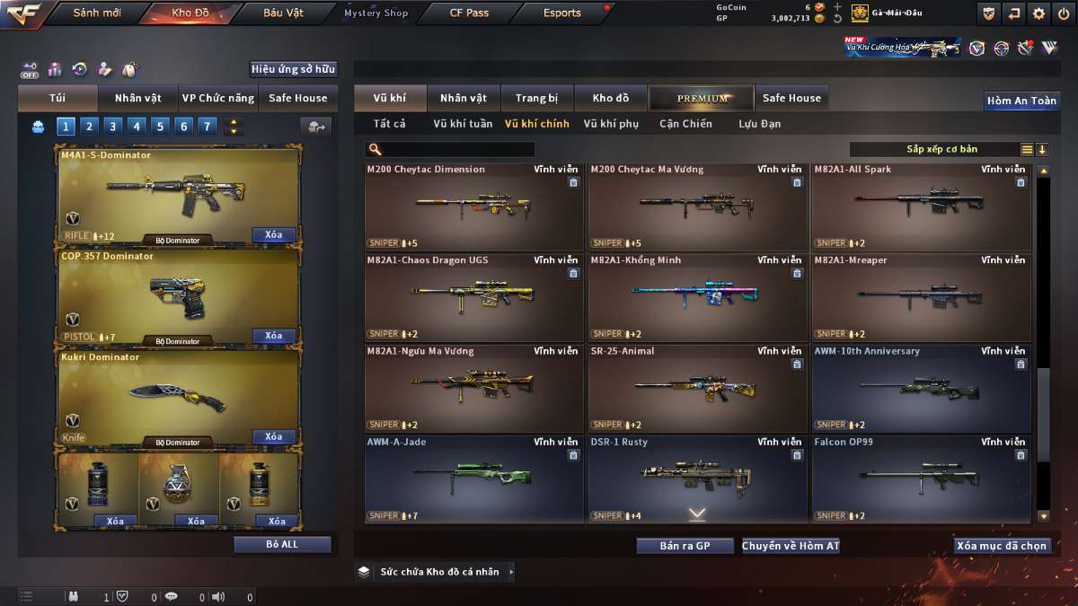 shop acc cf uy tin gia re